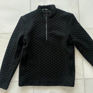 Greyson Men's Golf Zip-Up in Black